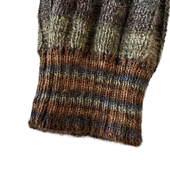 NOVICA Peruvian Alpaca Traveler Quarter Zip Stripe Sweater Men’s XL - Picture 7 of 14